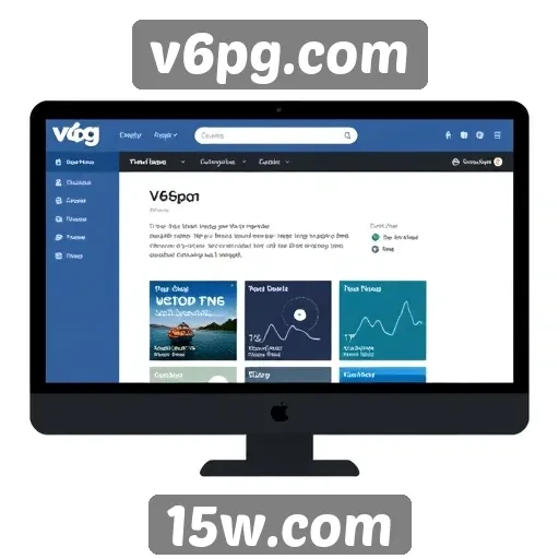 Explorando a interface do usuário do site v6pg.com