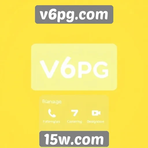 Análise da interface de usuário do v6pg.com